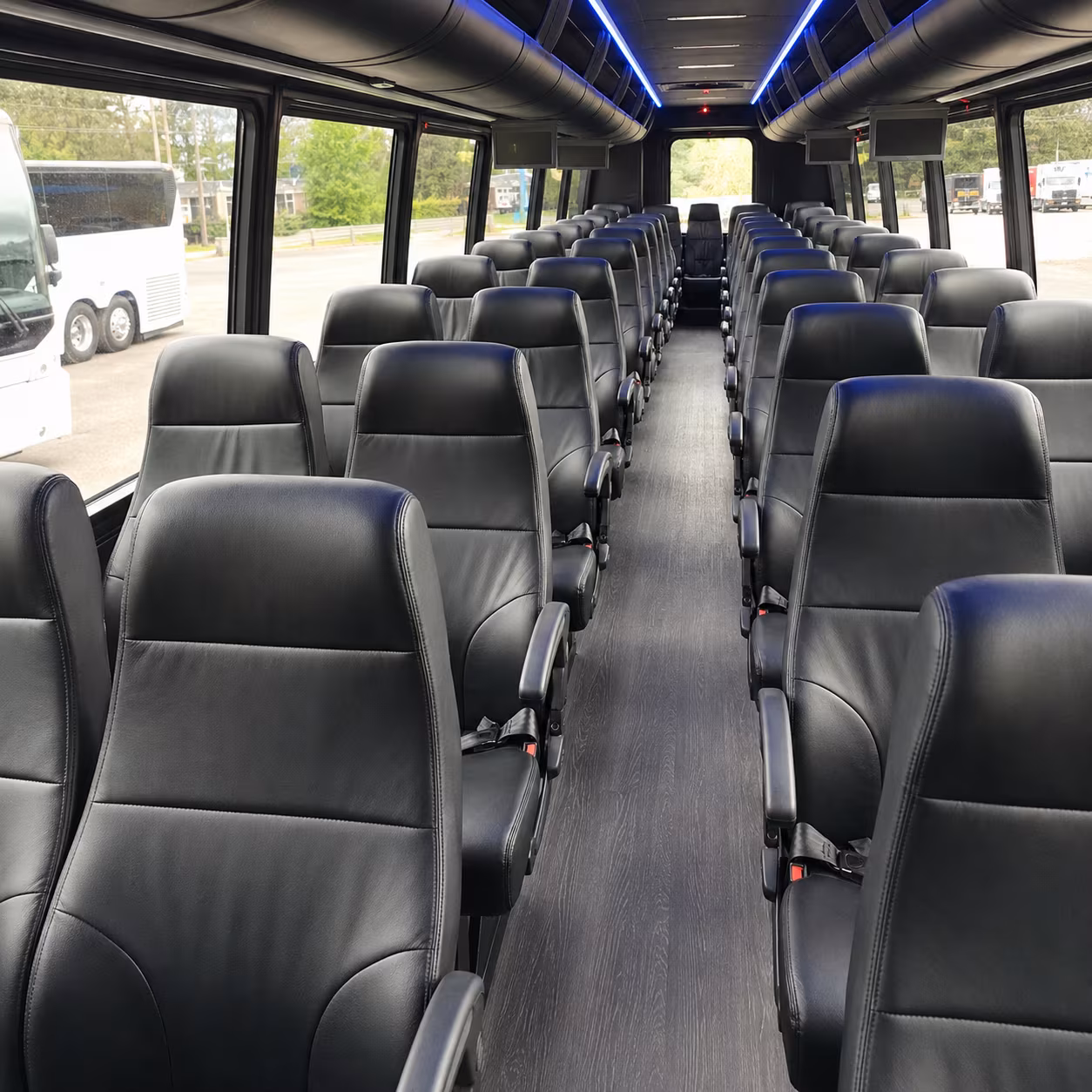 charter buses for large north miami wedding guest lists