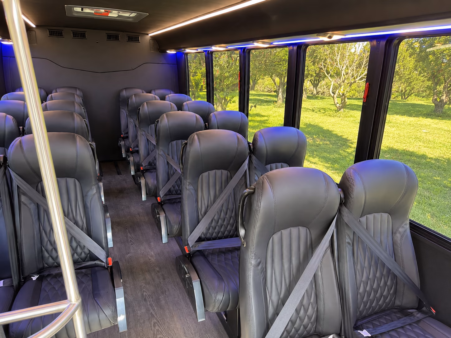 north miami 15 passenger minibus interior