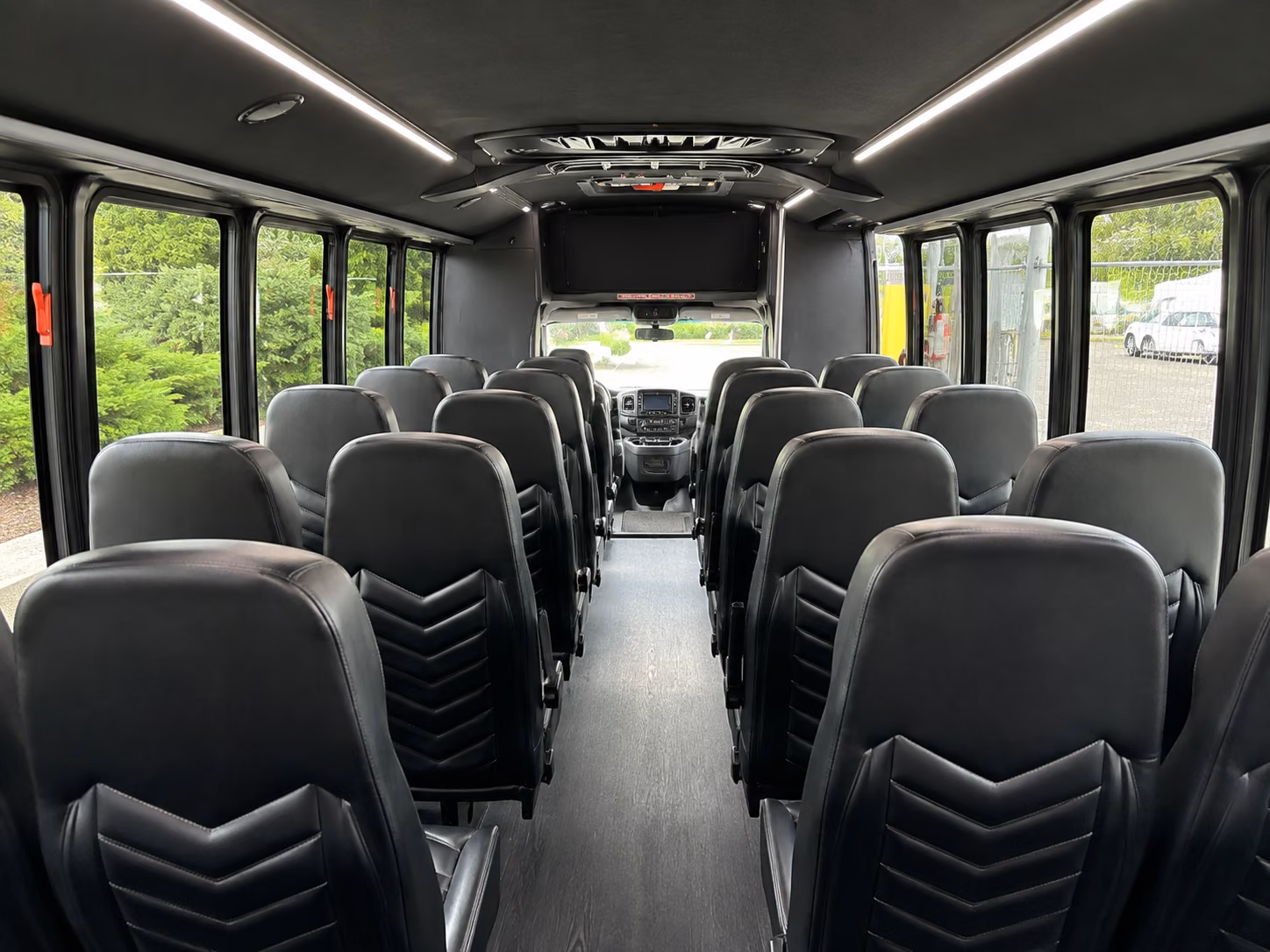 north miami 18 passenger minibus interior