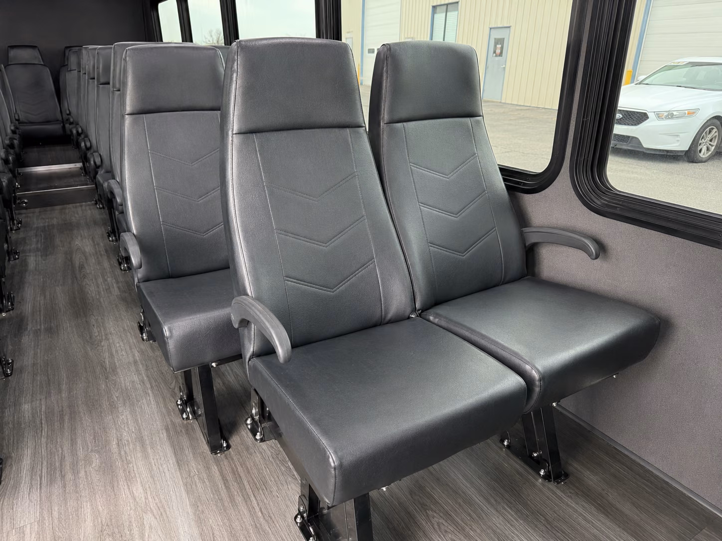 north miami 20 passenger minibus inside