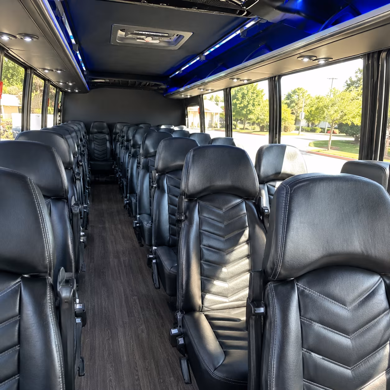 north miami 25 passenger minibus inside