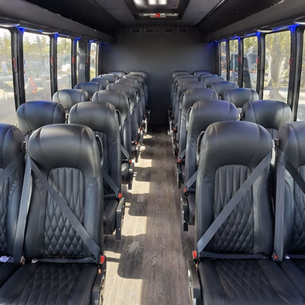north miami 25 passenger minibus interior