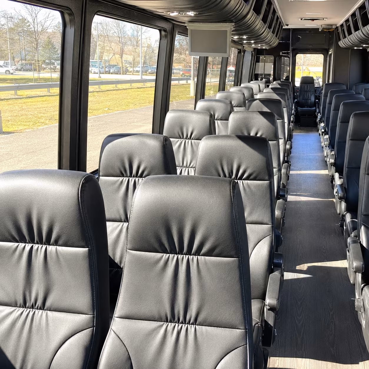 north miami 28 passenger minibus inside