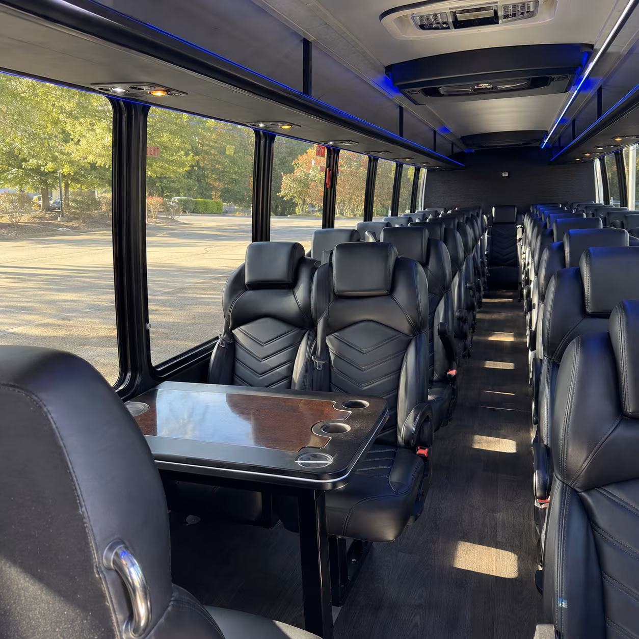 north miami 28 passenger minibus interior