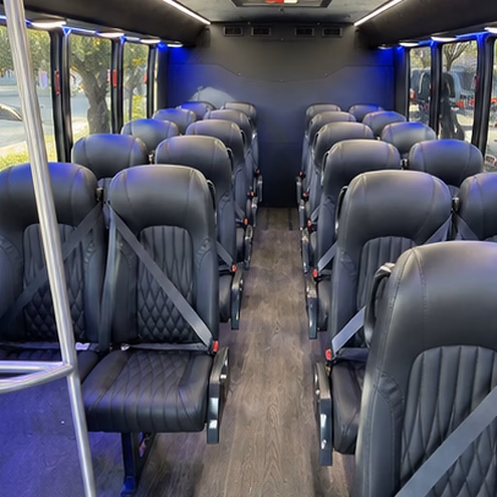 north miami 35 passenger minibus interior