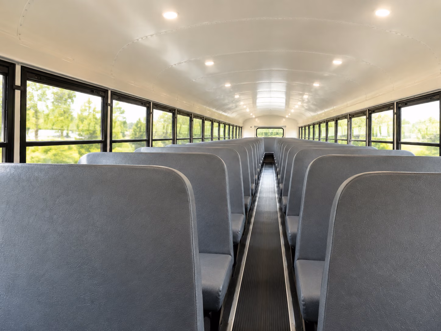 north miami school bus inside